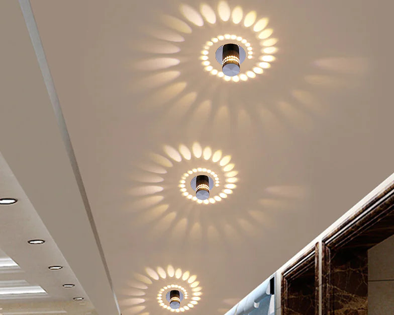 Luminaria de Pared para Pasillo con Cambio de Color LED Moderna